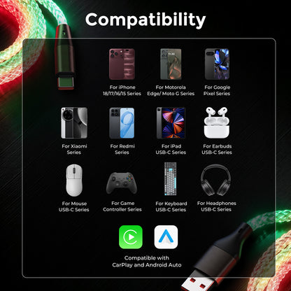 RGB flow cable compatibility guide for USB-C devices